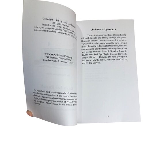 A Familys Heritage Stories From Main Street Jonesborough Tennessee By Dava Lee R - Picture 4 of 7